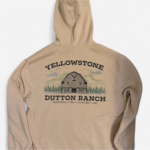 Dutton Ranch Tan Hoodie - Picture 2 of 2